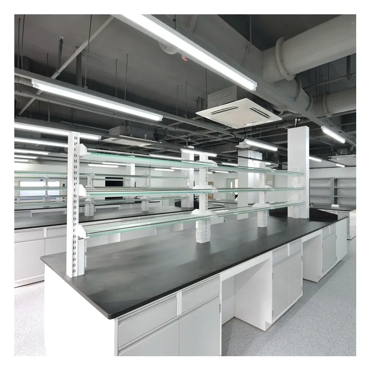 Banco da lavoro del laboratorio della mobilia del laboratorio di chimica resistente alla corrosione cinese di vendita calda della scuola
