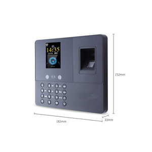 従業員の時計の顔認識指紋生体認証時間出席マシンExcelエクスポート記録認識 - Product Image 3