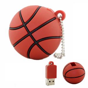 篮球Cl u盘3.0 2.0 3D卡通闪存批发球PVC Pendrive 64gb 32gb闪存盘记忆u盘