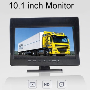 10,1 pulgadas AHD coche 10,1 pulgadas Monitor pantalla 12V-24V pulgadas grande TFT LCD Color HD pantalla para Vista trasera cámara de camión de respaldo inverso - Product Image 4