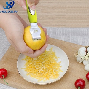 Manual Durable Stainless Steel Citrus Lemon <strong>Zester</strong> with Rubber Coating Handle for Household <strong>Use</strong> - Product Image 3