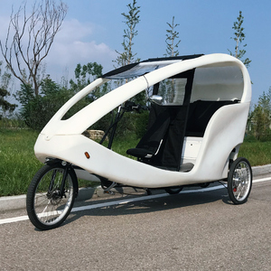 2024輸出最高の安い人力車中国ソーラー三輪Tuk Tuk Pedicab人力車電気