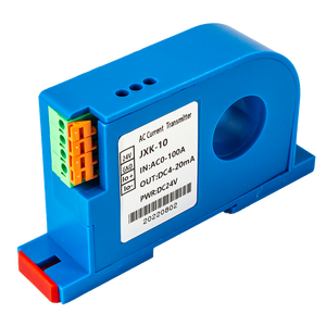 Convertitore di corrente AC/DC 0-600A trasduttore di corrente 4-20mA RS485 trasmettitore di corrente di uscita 0-100A 22mm sensore di corrente con foro effetto Hall