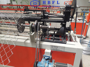 HBFL Chain Link Fence Making <strong>Machine</strong> Wire Mesh <strong>Machine</strong> with Core Motor PLC Gear Bearing Components - Product Image 4