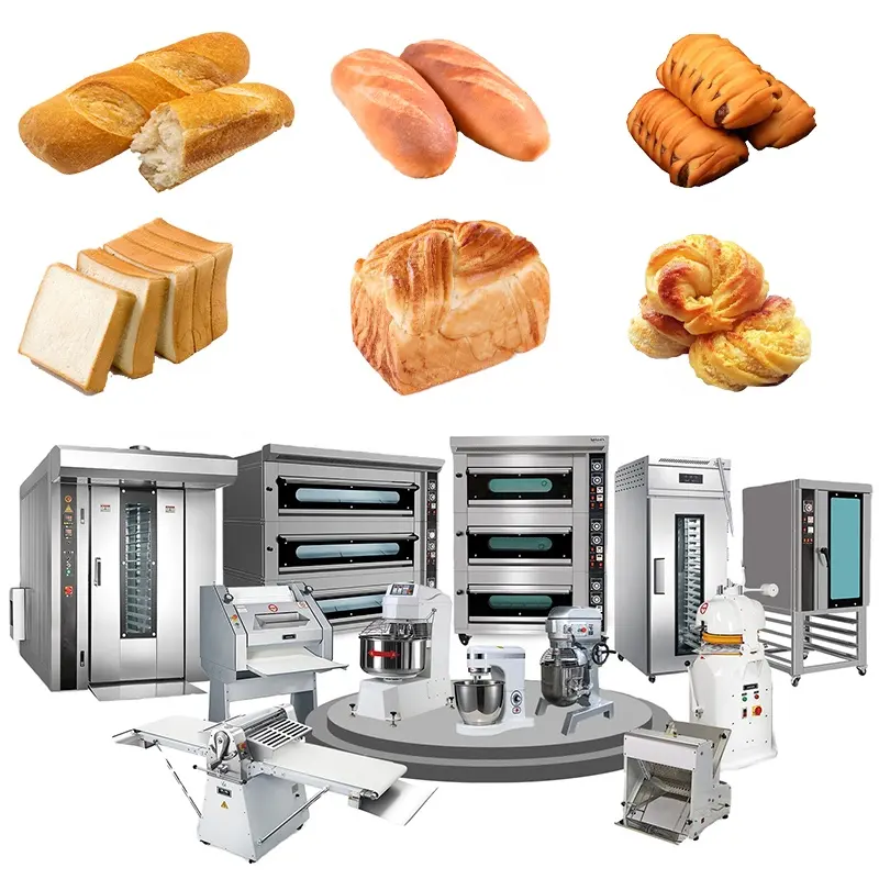 Macchine per la produzione di pane industriali commerciali linea di pane macchina automatica per la produzione di pane