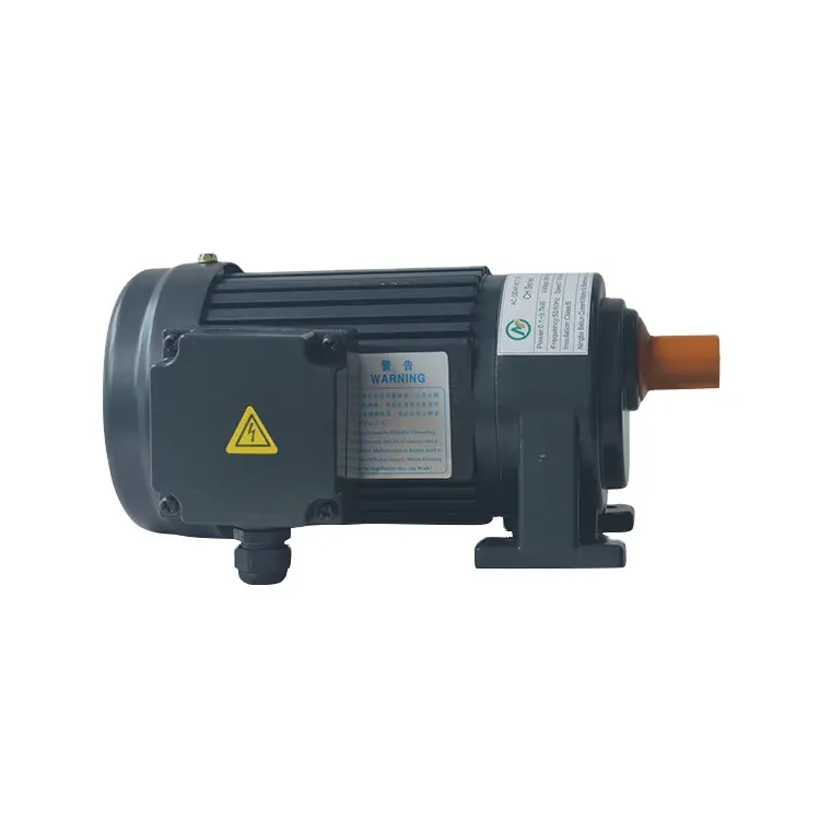 Motor de engranaje de CA con freno, 400w, 220v, 380v, 415v, 3 fases, reducción de inducción