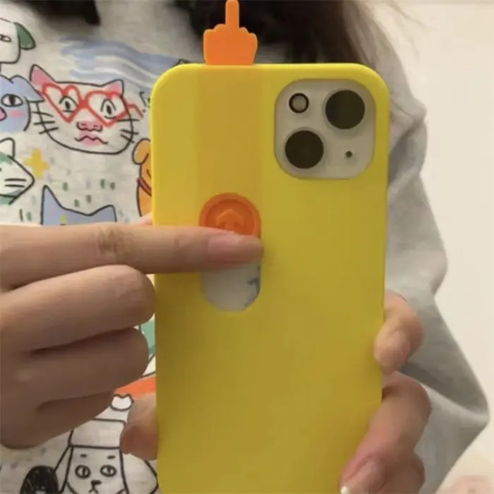 Colorful finger cute phone case for iphone 15pro max 15plus 14pro 14promax 13 plus cover