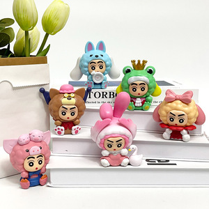 3 Phong Cách 6 cái/bộ Manga Bức Tượng Tượng Crayon Shin-Chan <span class=keywords><strong>Doraemon</strong></span> cos Saniro Kulomi Merody Phim Hoạt Hình Figura PVC Anime Hình Đồ Chơi - Product Image 3