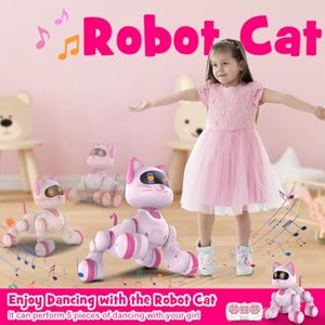 EPT Kids Educational Wiederauf ladbare elektrische Tanz Interaktive programmier bare intelligente Fernbedienung Roboter Cat - Product Image 5