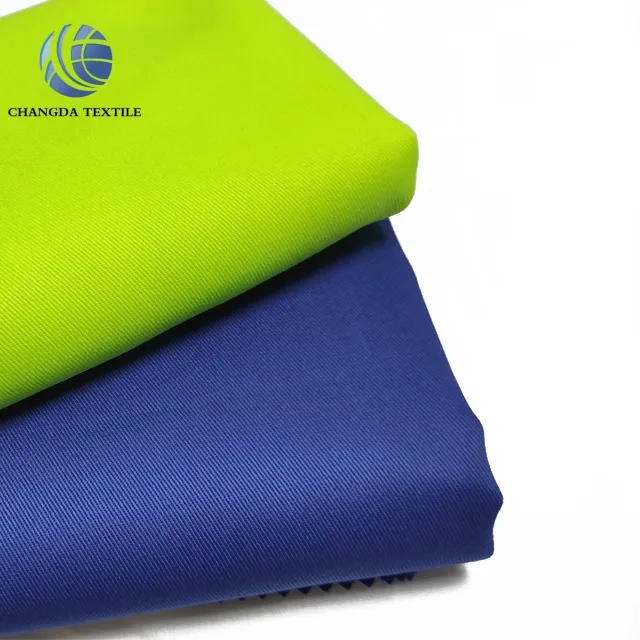 Usine personnalisée 98% coton 2% élasthanne stretch sergé coton spandex coton sergé tissu pour vêtements de travail