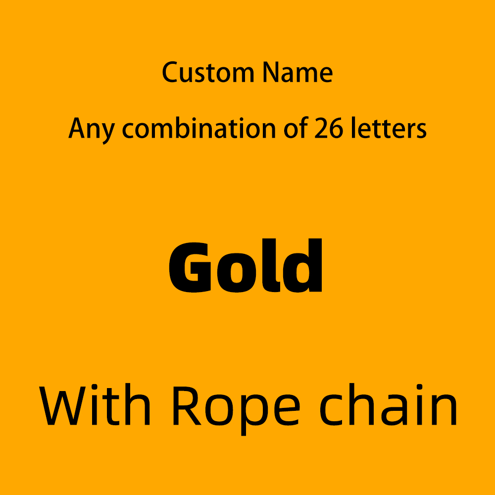 Oro con la cadena de la cuerda
