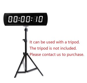 Good Quality 3 Inch <strong>7</strong> <strong>Segment</strong> 12V Power Supply <strong>LED</strong> Wall Clock Digital HH:MM:SS Format <strong>Countdown</strong> Stopwatch Electronic <strong>Timer</strong> - Product Image 6