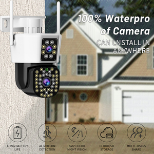 Jortan Home 4G 2MP Duel Lens <strong>Motion</strong> <strong>Detection</strong> Video Surveillance WiFi IP Outdoor PTZ Camera <strong>Security</strong> Alarm <strong>System</strong> - Product Image 6