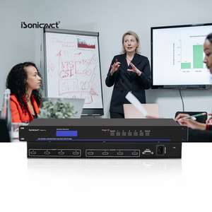 ISonicavct 4K высокой четкости аудио видео конференц-связь мультимедиа 4-вход 4-выход интерфейс коммутатор контроллер матрица процессора - Product Image 1