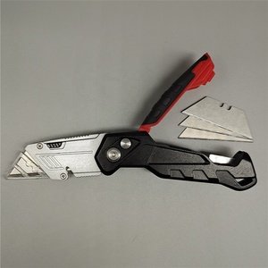 Hợp Kim Nhôm Retractable Tiện Ích An Toàn Heavy Duty Tiện Ích Dao <span class=keywords><strong>Cutter</strong></span> Set Với 3 Cái Thay Thế T Phong Cách Blade - Product Image 3