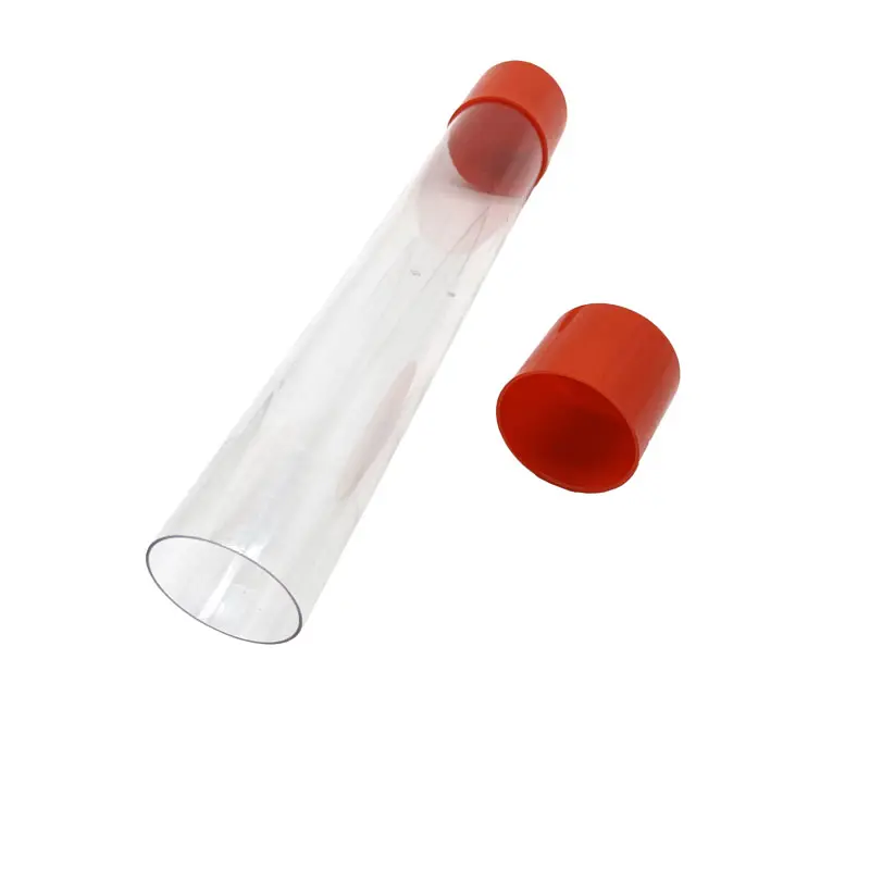 Tubo de plástico transparente de embalaje PP/PVC/PC/acrílico ver tubo de plástico