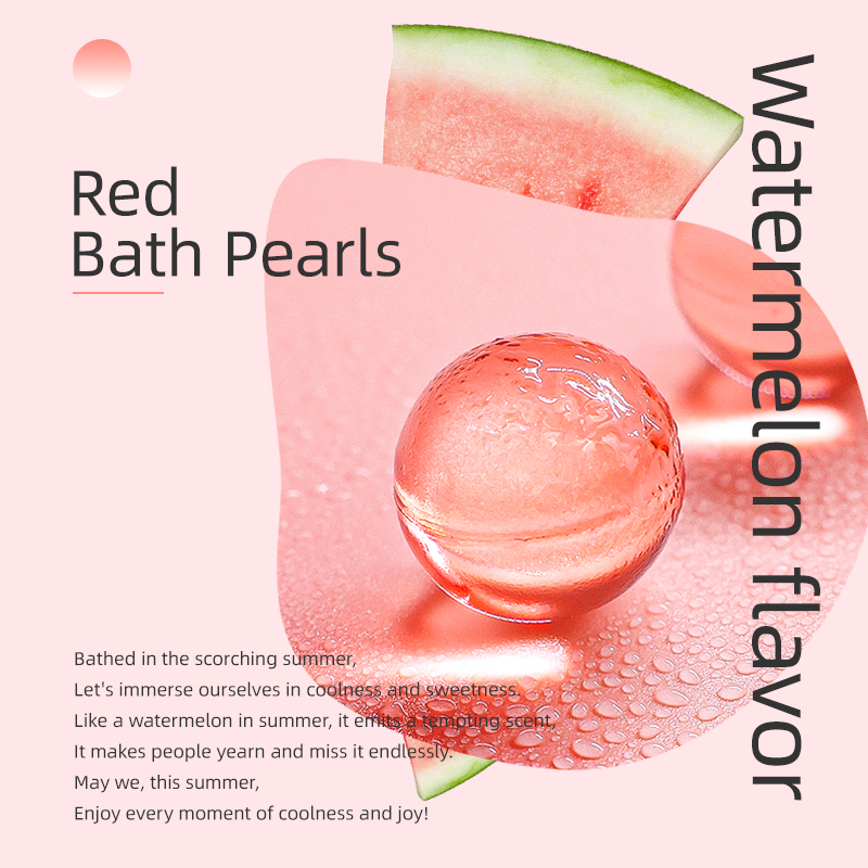 Red Bath Pearls