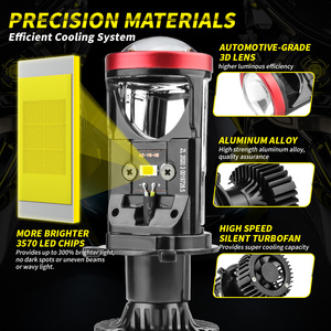DXZ Canbus <strong>80W</strong> H4 <strong>LED</strong> Mini Projector Lens Car Bulb 16000LM <strong>12V</strong> <strong>LED</strong> Lens Bulb for Headlight, Car Headlight - Product Image 5