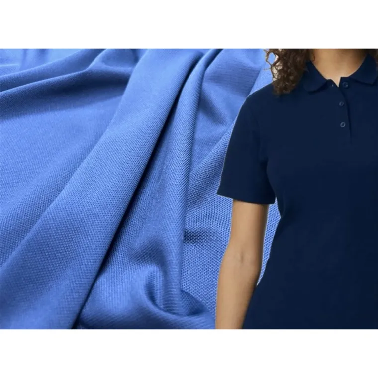 PK fabric 92% recycle polyester 8% spandex recycled polyester pique knit fabric polo shirt sport fabric