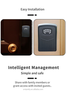 All'ingrosso grande chiave scatola di sicurezza intelligente Tuya APP generate in remoto chiavi Bluetooth codici Pin serratura elettronica digitale per uso esterno - Product Image 6