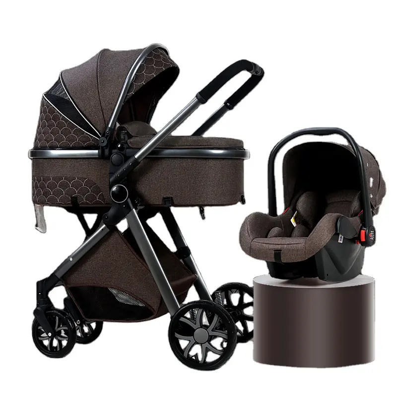 Multi-Functional Strollers Cheap Multifunction Baby Pram Foldable Travel System compact Baby Stroller