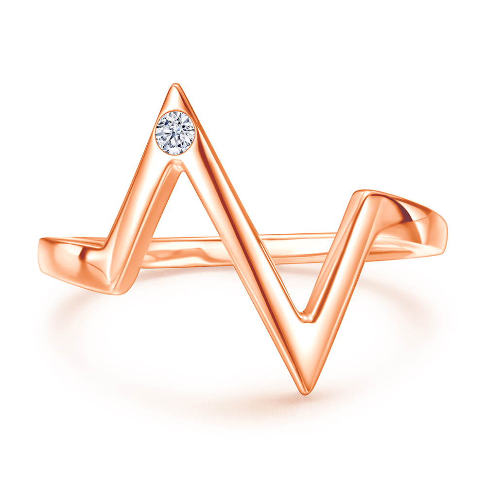 Rose gold plated