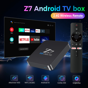 スマートテレビボックスAndroid10.0 Allwinner H313 4k 2.4 & 5G wifi 2GB 16GメディアプレーヤーZ7セットトップボックス (音声リモコン付き) - Product Image 2