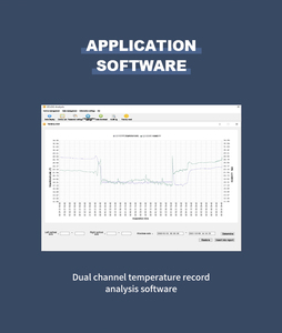 High <strong>Temperature</strong> -100-1372 C Degree Digital Dual Channel <strong>k</strong> <strong>Type</strong> Thermocouple <strong>Data</strong> <strong>Logger</strong> - Product Image 6