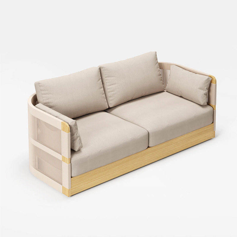 Siège double beige-16075h61cm