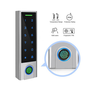 Secukey Tuya App-<strong>Controlled</strong> WIFI Waterproof Smart Access <strong>Control</strong> with Night Vision Fingerprint &amp; Mobile Phone Access - Product Image 2