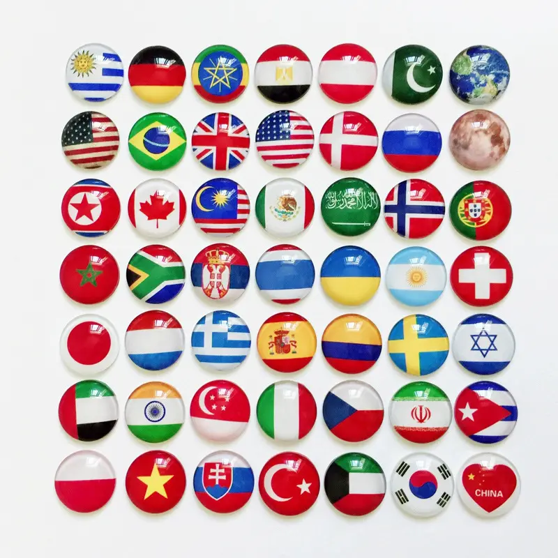 Broche de bandera de abanico de fútbol, insignia de Metal de Brasil, Portugal, Francia, España, para promoción, 2022