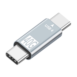 USB-C USB 3.1 40Gbpsアダプターオスおよびオス-オスUSB4アダプターforMacbook Pro Air for Dell ThunderboltラップトップおよびタイプCデータ - Product Image 1