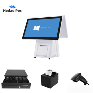 Hedao 15.6 inç Pos Systema yazarkasa makinesi, Terminal satış noktaları restoran tek/çift dokunmatik ekran hepsi bir - Product Image 1