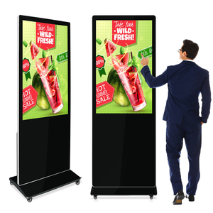 شاشة عرض رقمية قائمة بذاتها تعمل بنظام أندرويد مع واي فاي، شاشة LCD بسطوع 500 شمعة، دقة 4K فائقة الوضوح، شاشة تفاعلية باللمس للمتاجر والتعليم - Product Image 2