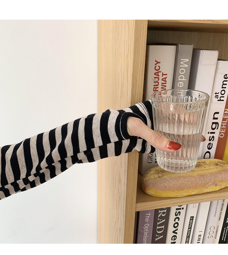 Best Price Round Neck Casual 100% cotton Custom Printed Knitted Long Sleeve Loose Top for Women's Shirts