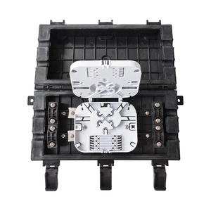 Mini tipo de cierre de empalme de fibra óptica 2 en 2 salidas Horizontal 24 núcleos caja de conexiones de cable óptico - Product Image 2