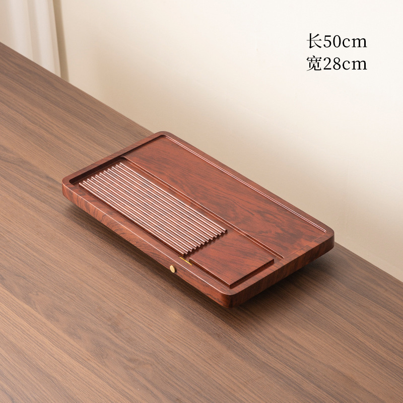 Pinyi Tea Tray, Red Sandalwood, 50x28cm