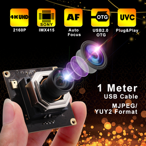 ELP 4K Autofoucs USB-Kamera modul Keine Verzerrung IMX415 High Speed X2860 30fps Mini-Webcam UVC Für 3D-Drucker, Raspberry Pi - Product Image 2