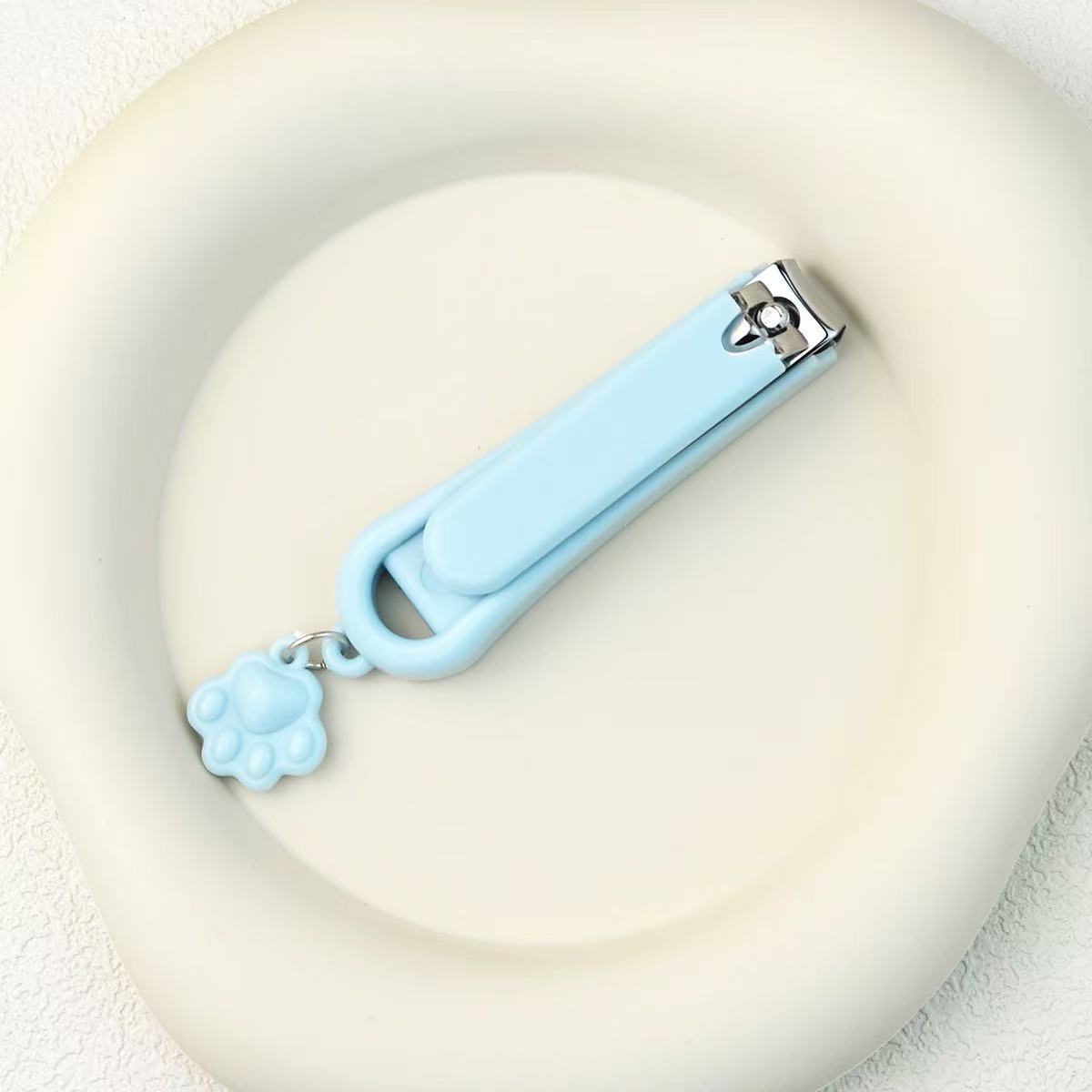 Plat bleu gris clair