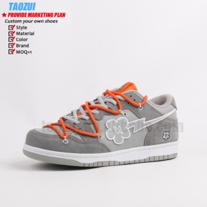 Giày Trượt Ván Nam Cao Và Thấp Thoáng Khí Cổ Điển Thời Trang Có Họa Tiết Tùy Chỉnh Tại Nhà Máy - Product Image 5