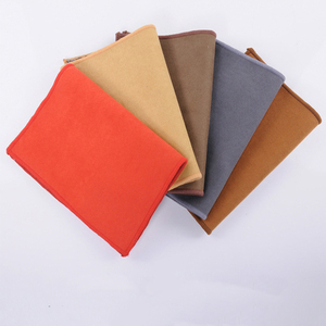 Toptan promosyon shasuede kompozit kumaş promosyon süet tabakası üzerinde özel kabartma logosu geyik derisi derin temizlik masaüstü bez - Product Image 4