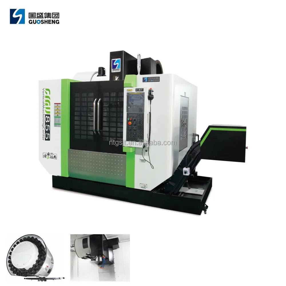 CMV855 Mini Metal CNC Vertical fresagem máquina usinagem centro