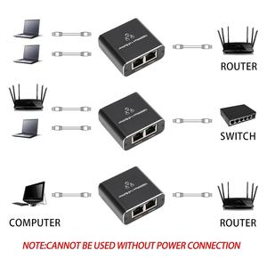 1000Mbps Ethernet Splitter <strong>Network</strong> Adapter RJ45 POE 1X2 1X3 1X4 LAN Extender for PC <strong>Computer</strong> Router Switch Works Simultaneously - Product Image 6