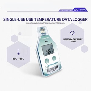 HEDAO TEMPU08B <strong>Temperature</strong> Humidity <strong>Data</strong> <strong>Logger</strong> Single-use <strong>Data</strong> <strong>Logger</strong> <strong>Temperature</strong> Recorder for Food - Product Image 2