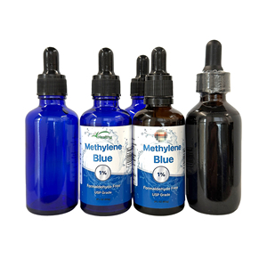 Metilen mavi 1% 2 Oz (60 ML) sıvı damlalar USP sınıf 99.99% saflık Lab sertifikalı 1mL mezun damlalık (10mg/1mL) - Product Image 6