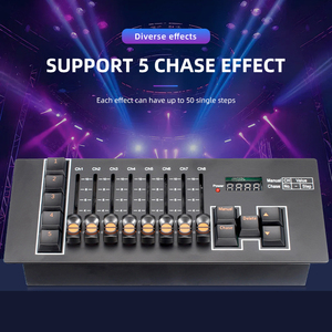 2025 Großhandel Mini Stage Light DMX-Beleuchtungs konsolen DMX DJ Light DJ-Controller 40-Kanal-Controller/DMX-Steuerung mit Akku - Product Image 5