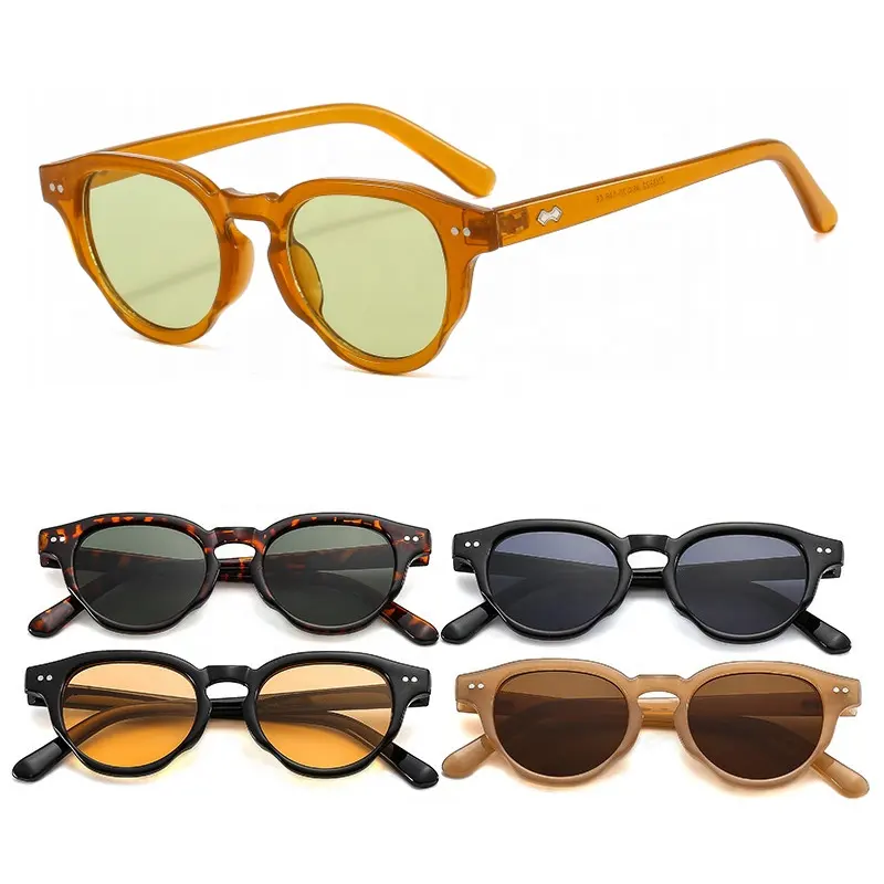 Hot Sale Wholesale Vintage Cute Trendy Eyewear High Quality Retro Acetate Fashion Sunglasses Woman Sunglasses Luxury