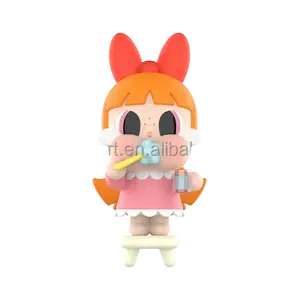 For <strong>POP</strong> MART CRYBABY X Powerpuff Girls Mystery Blind Box 100% Original PVC Series Figures for Desktop Decorations Collectible to - Product Image 5