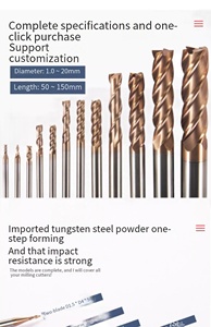 YMD厂家直销高转速精密铣削机械加工用碳化钨铣刀 - Product Image 3