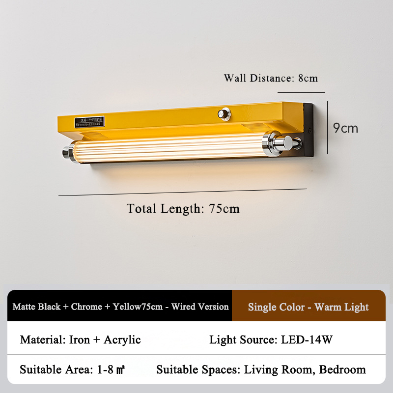 Amarillo 75cm - Versión con Cable